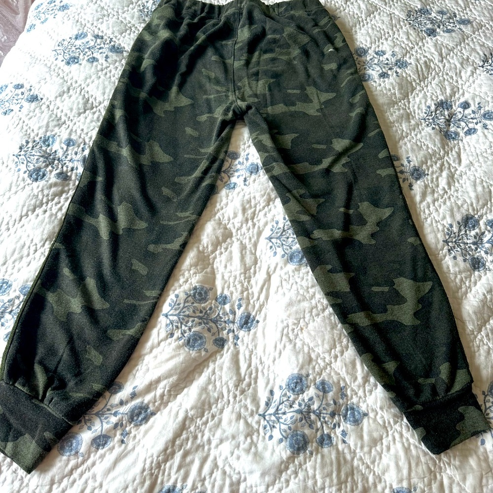 Another Love Green Camouflage Pants